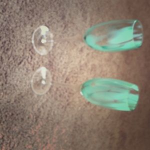 Great champagne flutes.